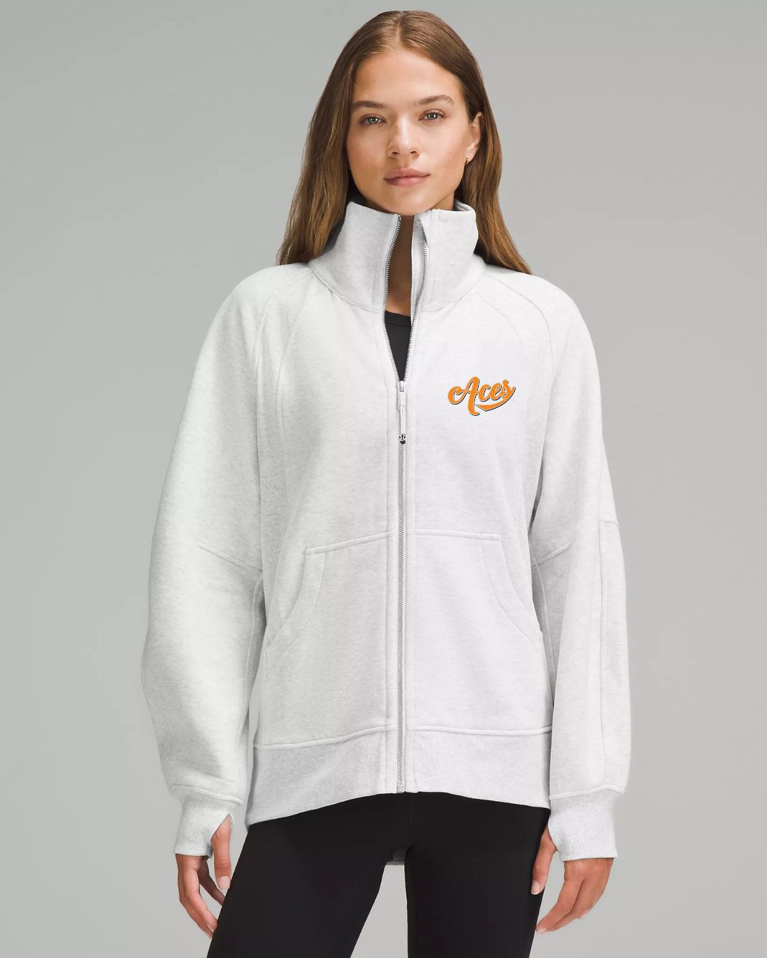 Scuba Oversized Aces Funnel Neck Full Zip