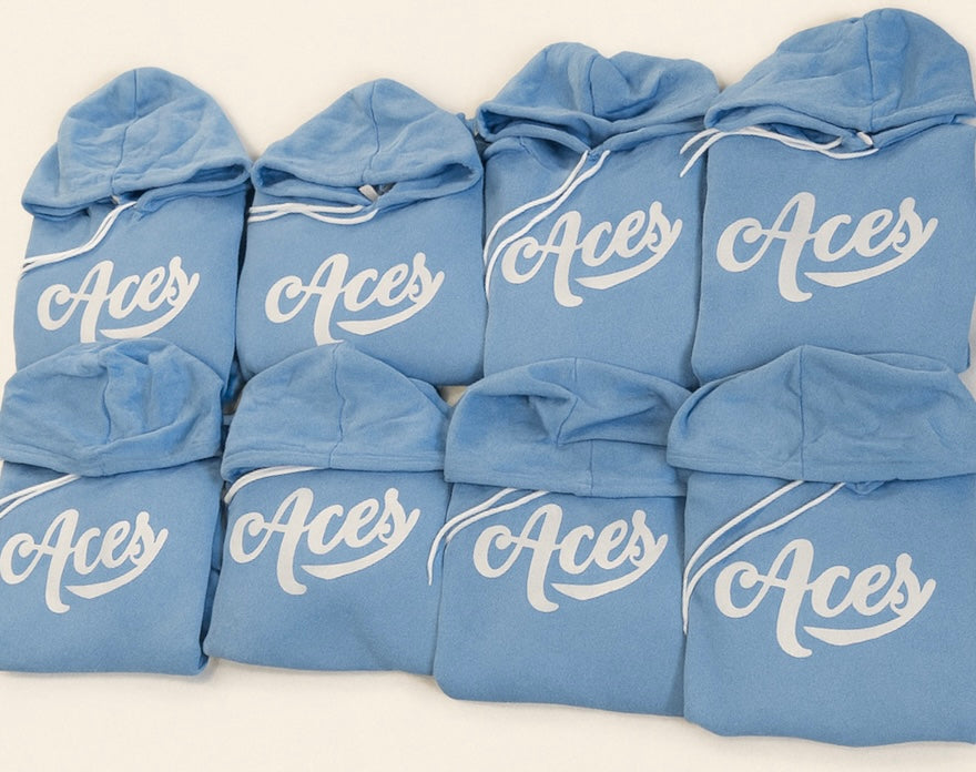 Bella Canvas Aces Blue Hoodie