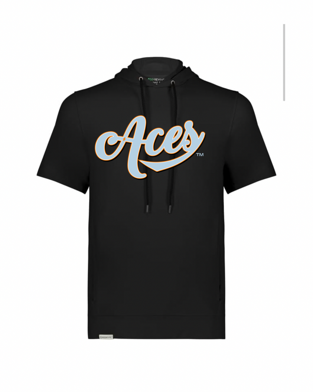 Aces Short Sleeve Hoodie Adult